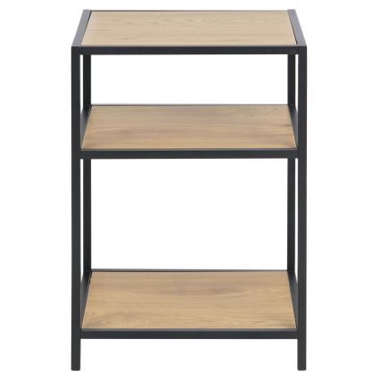 Éjjeli szekrény SARON tölgy/fekete