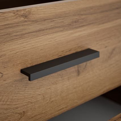 Éjjeli szekrény TOD, craft tölgy/fekete