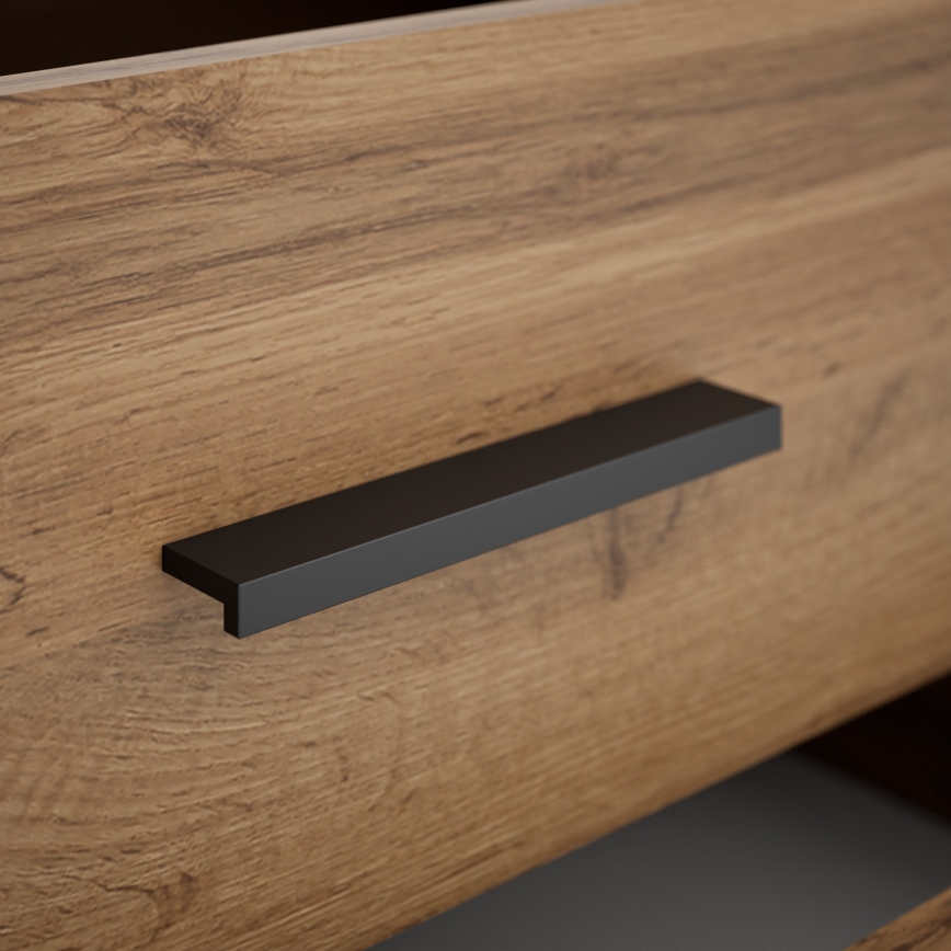 Éjjeli szekrény TOD, craft tölgy/fekete
