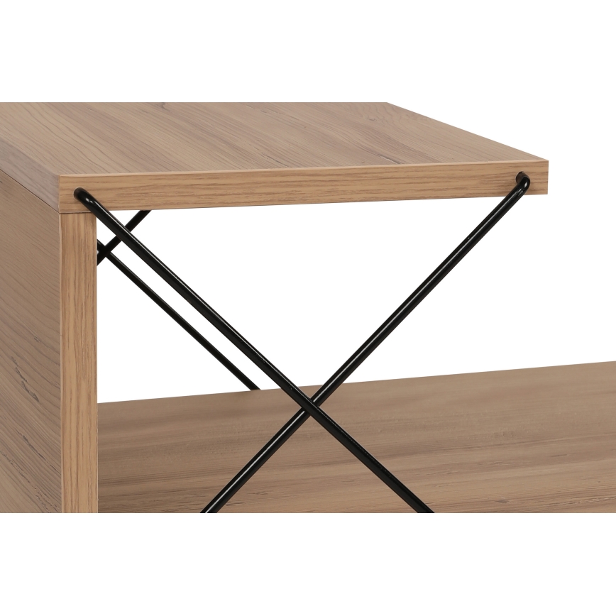 Éjjeli szekrényke CROSS 55x50 cm barna