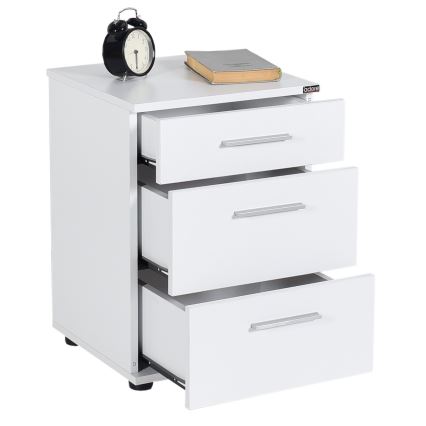 Éjjeliszekrény 57x40 cm fehér