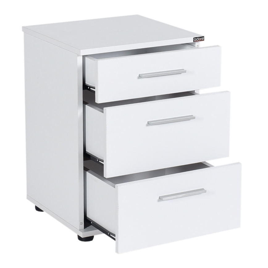 Éjjeliszekrény 57x40 cm fehér