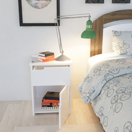 Éjjeliszekrény ASRA 60x45 cm fehér