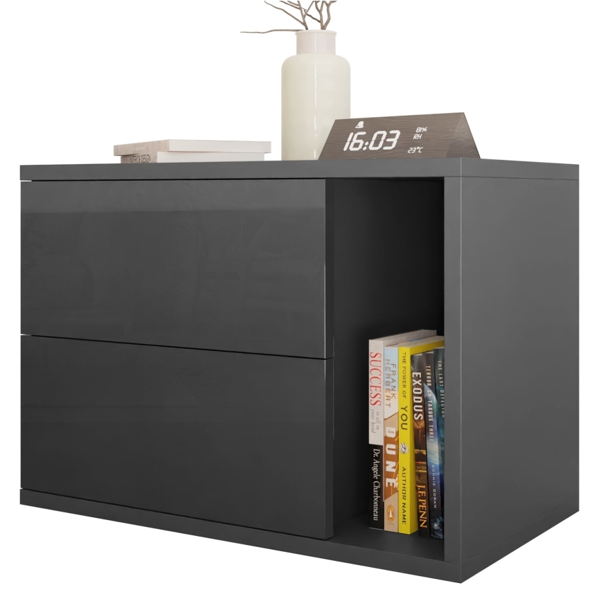 Éjjeliszekrény BECE 40x57 cm antracit