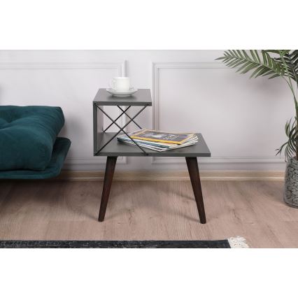 Éjjeliszekrény CROSS 55x50 cm antracit