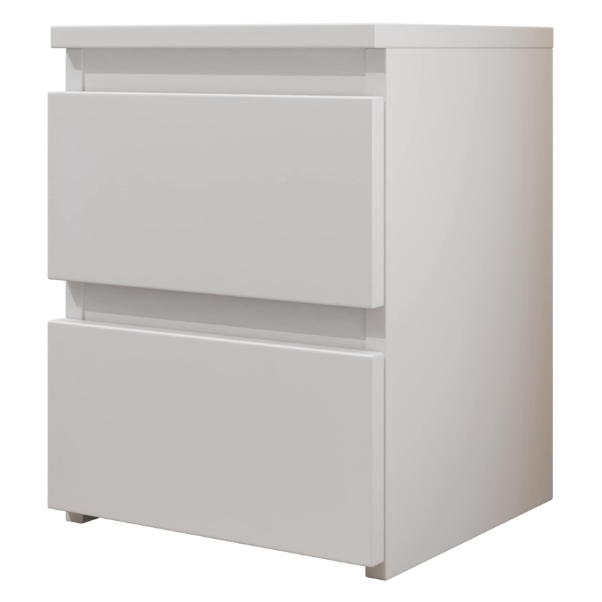 Éjjeliszekrény MALWA 40x30 cm fényes fehér