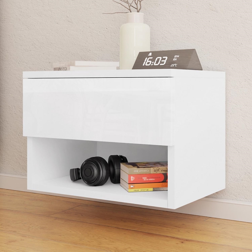 Éjjeliszekrény NECE 32x45 cm fehér