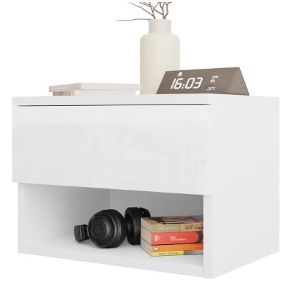Éjjeliszekrény NECE 32x45 cm fehér