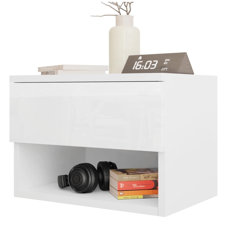 Éjjeliszekrény NECE 32x45 cm fehér