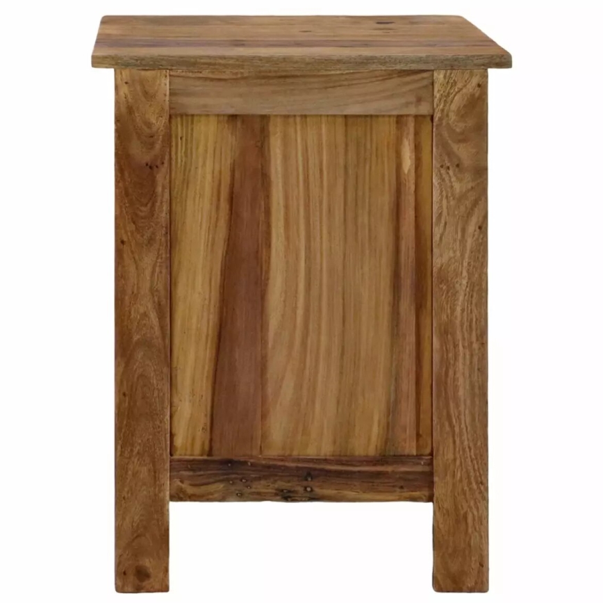 Éjjeliszekrény RAMI 60x45 cm tömör fa/rózsafa