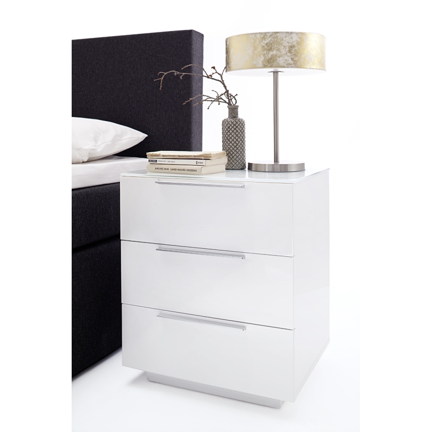 Éjjeliszekrény ROCKY XXL fehér