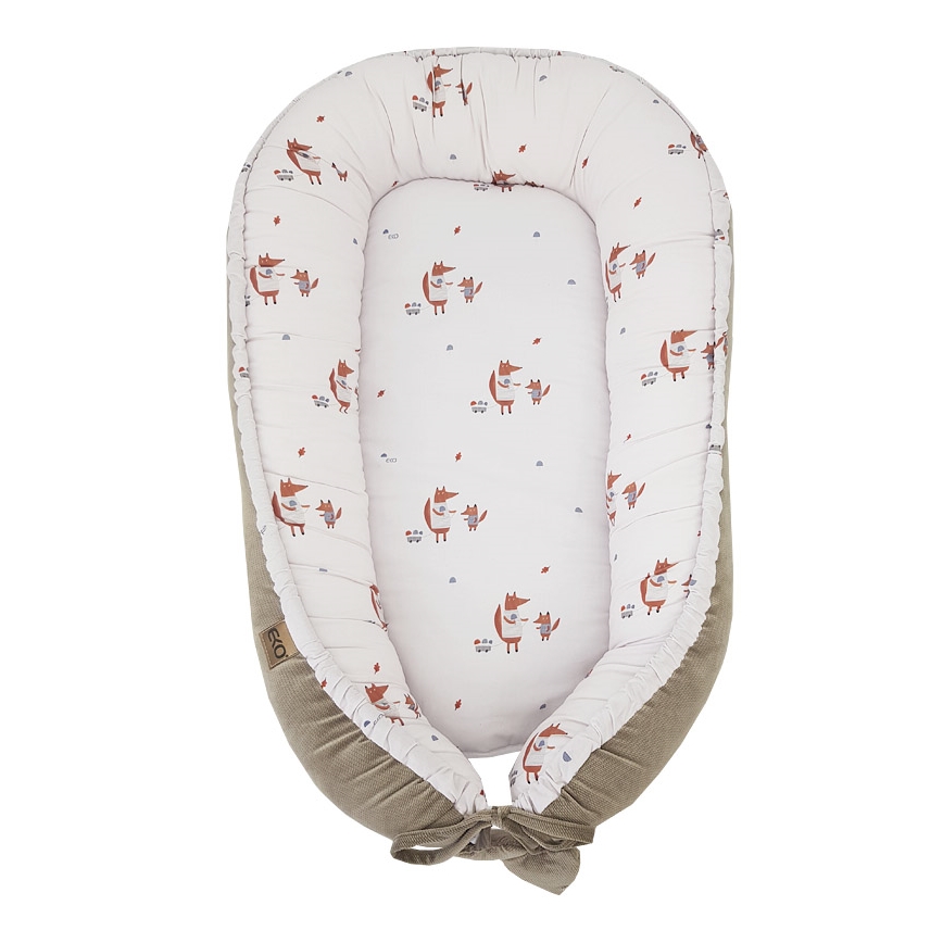 EKO - Pamut babafészek FOX 90x60 cm