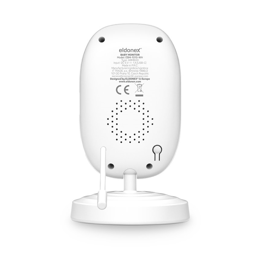 ELDONEX EBM-1010-WH - Baba monitor 5V/2000 mAh