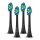 ELDONEX ETB-0002-BK - 4 db SENSITIVE cserefej SonicPro fogkeféhez, fekete
