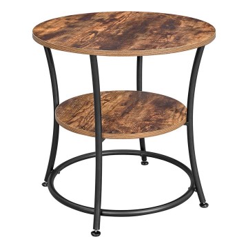 ELDUR kisasztal barna/fekete