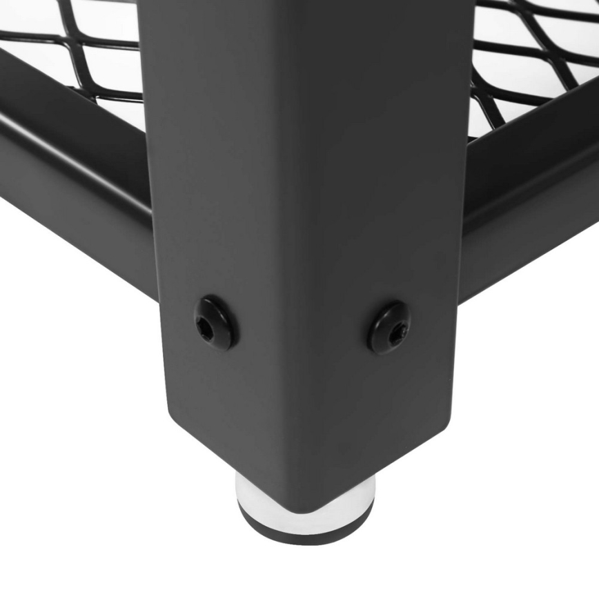 ELDUR oldalsó asztal, barna/fekete