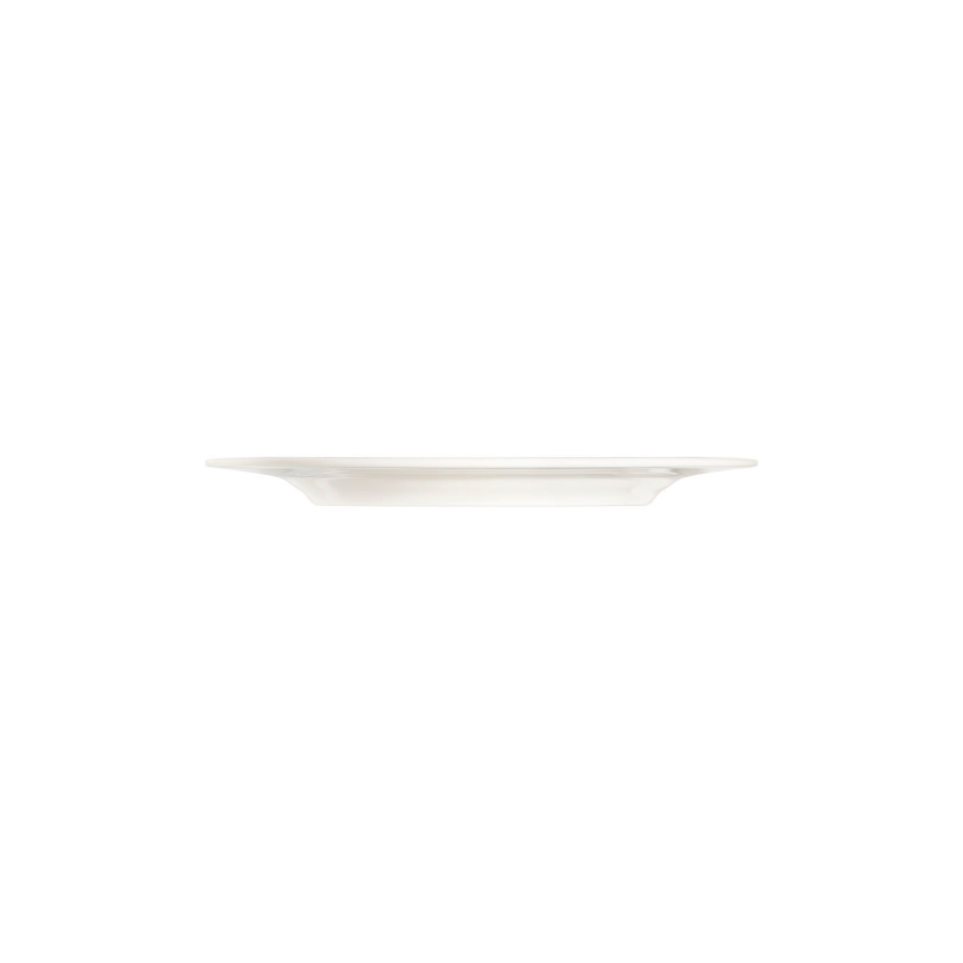 Elegáns 24 részes étkészlet — fehér porcelán ezüst díszítéssel