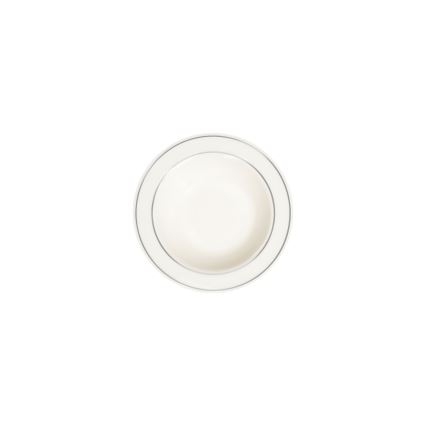 Elegáns 24 részes étkészlet — fehér porcelán ezüst díszítéssel
