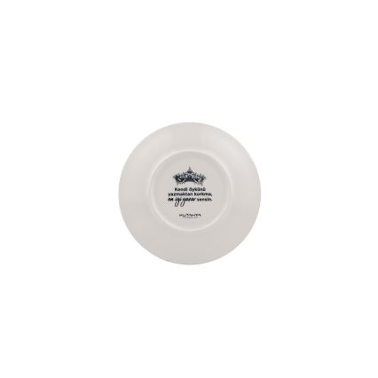 Elegáns 4 részes fekete-fehér porcelán étkészlet