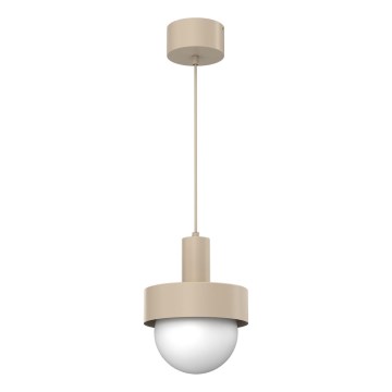 Elegáns CANAN zsinóros függeszték, 1xE27/15W/230V, átmérő 20 cm, bézs