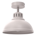 Elegáns SVEN mennyezeti lámpa 1xE27/15W/230V, átmérő 21 cm, krémszínű