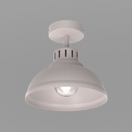 Elegáns SVEN mennyezeti lámpa 1xE27/15W/230V, átmérő 21 cm, krémszínű