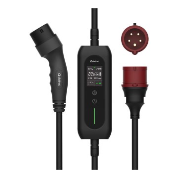 Elektromos autó töltőállomás Type 2, 5 m, 22 kW, 32 A, IP54, Tuya