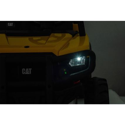 Elektromos autó CAT 60W/7500 mAh sárga/fekete + távirányító