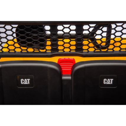Elektromos autó CAT 60W/7500 mAh sárga/fekete + távirányító
