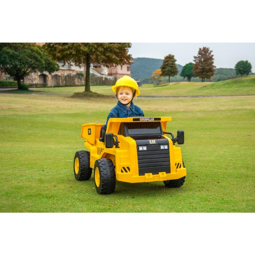 Elektromos CAT rakodó autó 60W/4500 mAh sárga/fekete
