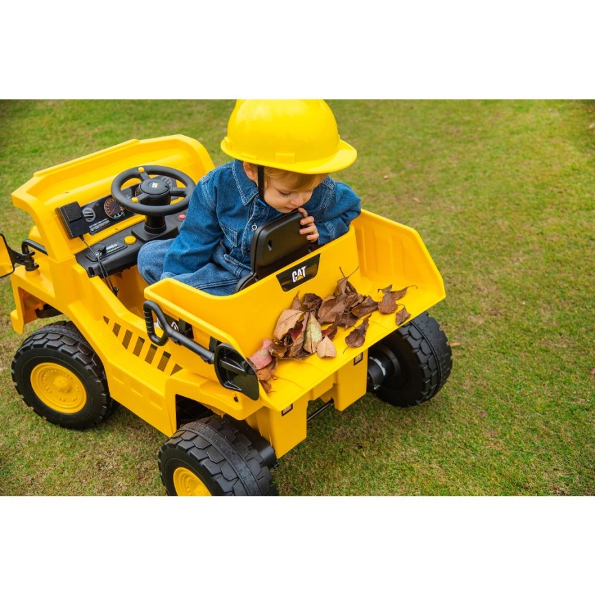 Elektromos CAT rakodó autó 60W/4500 mAh sárga/fekete