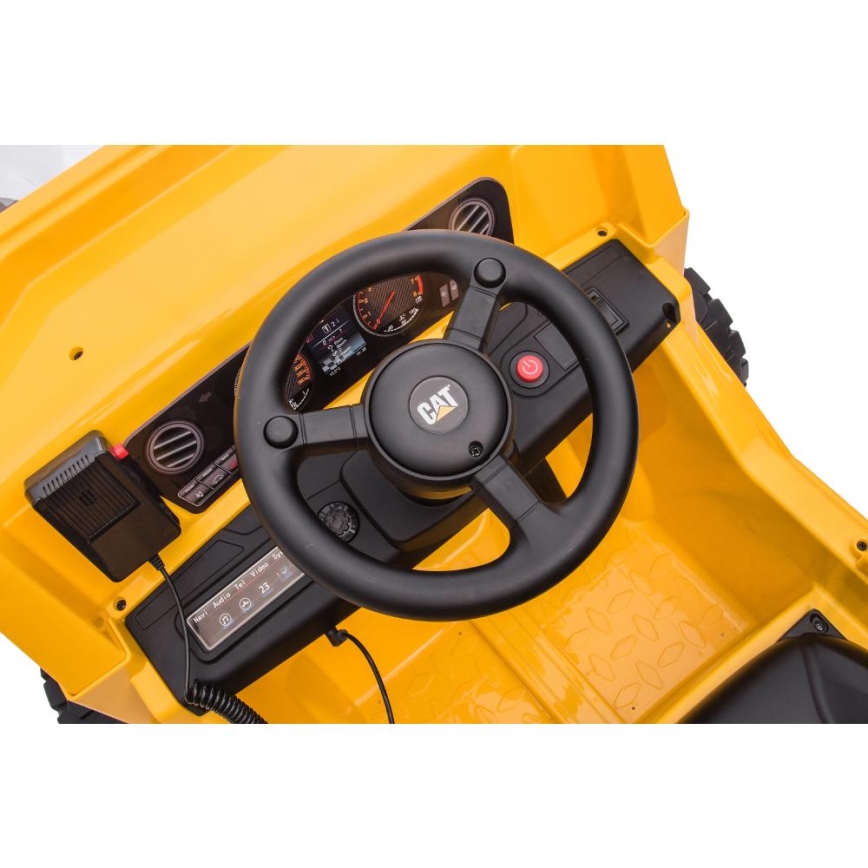 Elektromos CAT rakodó autó 60W/4500 mAh sárga/fekete