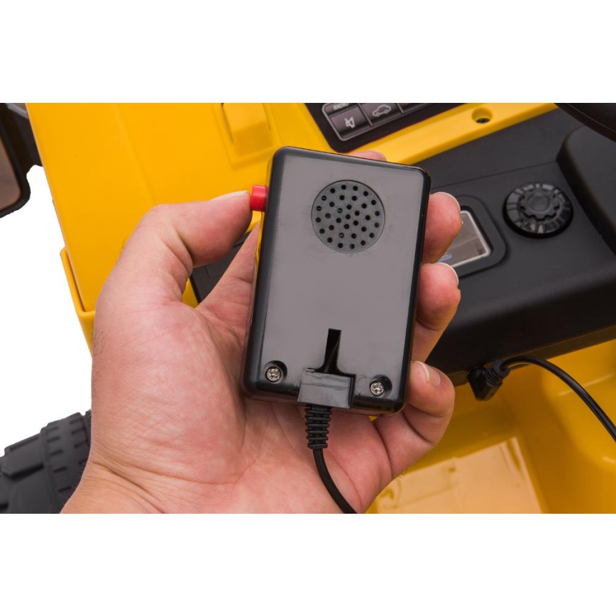 Elektromos CAT rakodó autó 60W/4500 mAh sárga/fekete