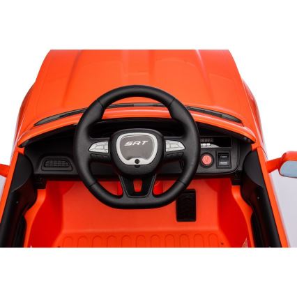 Elektromos Dodge Challenger autó 50W/4500 mAh narancssárga