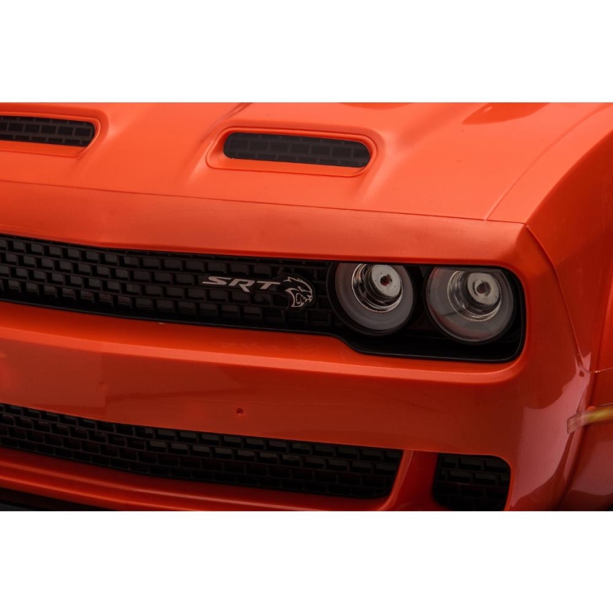 Elektromos Dodge Challenger autó 50W/4500 mAh narancssárga