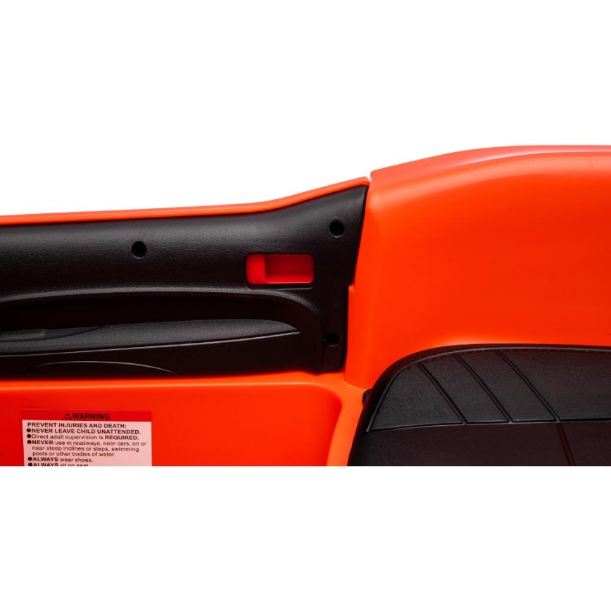 Elektromos Dodge Challenger autó 50W/4500 mAh narancssárga