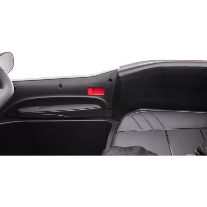 Elektromos Dodge Challenger rendőrautó 50W/4500 mAh fekete/fehér