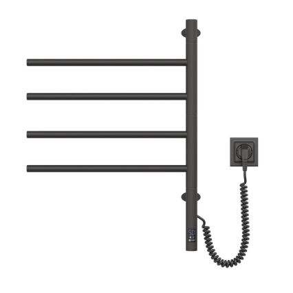 Elektromos forgatható törölközőszárító termosztáttal ARABESQUE 60W 65x49 cm fekete