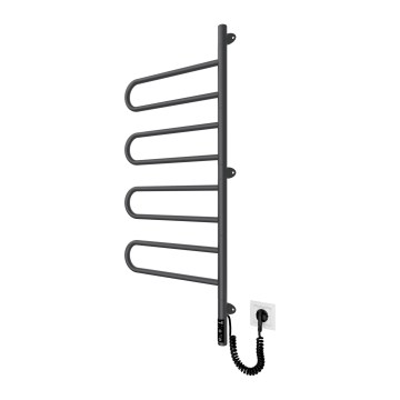 Elektromos forgatható törölközőszárító TRISTAR 105W/230V 100x44,5 cm IP44 rozsdamentes acél/fekete