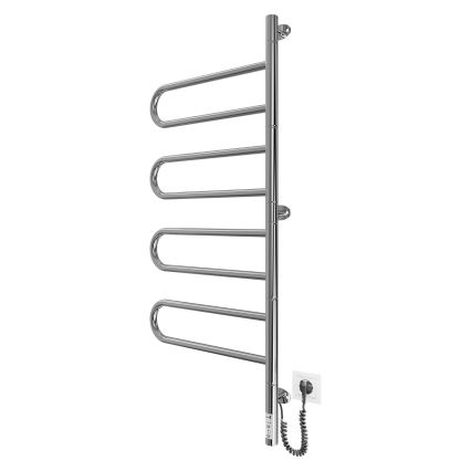 Elektromos forgatható törölközőszárító TRISTAR 105W/230V 102,5x44,5cm IP44 rozsdamentes acél/fényes króm