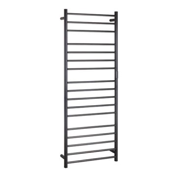 Elektromos törölközőszárító 60x168 cm 285W rozsdamentes acél/fekete
