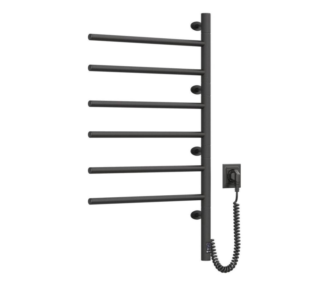 Navin Elektromos törölközőszárító, ARABESQUE 196W/230V, 81,8 cm, IP44, fekete 12