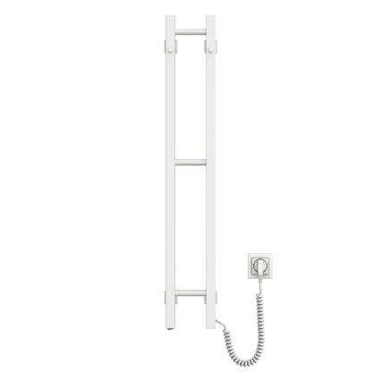 Elektromos törölközőszárító SILOUETTE 187W/230V 101,1 cm IP44 fehér, jobb oldali, szögletes