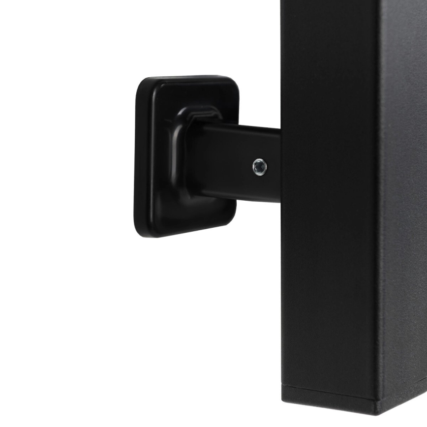 Elektromos törölközőszárító SILOUETTE 187W/230V 101,1 cm IP44 fekete jobb szögletes