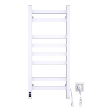 Elektromos törölközőszárító termosztáttal AVANGARD 105 W, 80 x 36 cm, fehér, jobb oldali
