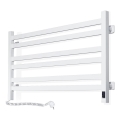 Elektromos törölközőszárító termosztáttal AVANGARD 181W 50x90 cm fehér, bal oldali
