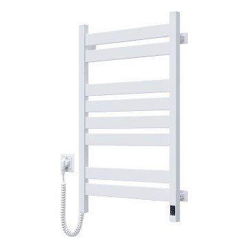 Elektromos törölközőszárító termosztáttal LARGO 168 W 80 x 50 cm, fehér, balos