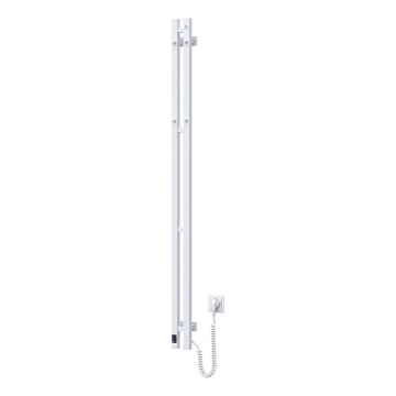 Elektromos törölközőszárító termosztáttal SILOUETTE 106W 150x9cm  fehér jobb oldali