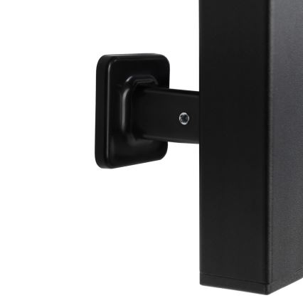 Elektromos törölközőszárító termosztáttal SILOUETTE 200 W/230 V 150,6 cm IP44 fekete, jobb oldali