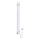 Elektromos törölközőszárító termosztáttal SILOUETTE 70W 120x9 cm fehér, jobb oldali